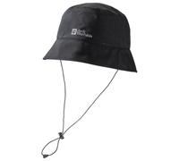 Jack Wolfskin Rain Bucket Hat, Nero, M