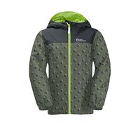 Jack Wolfskin RAINBOW PAW JACKET K, Cappotto Unisex, thyme green all over,