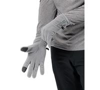 Jack Wolfskin Real Stuff - Guanti, XL, colore: Grigio ardesia