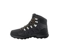 Jack Wolfskin Refugio Texapore Mid M, Scarpe da Passeggio Uomo, Phantom/Burly Yellow Xt, 42.5 EU