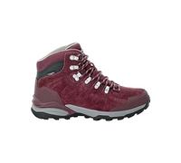 Jack Wolfskin Refugio Texapore Mid W, Scarpe da Escursionismo, Donna, Dark Maroon, 39.5 EU
