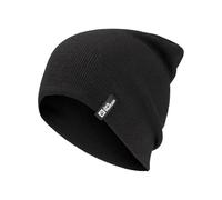 Jack Wolfskin Rib Beanie - Berretto Unisex, Black,