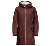 Jack Wolfskin Rocky Point - Parka da donna, Cordovan Red, M