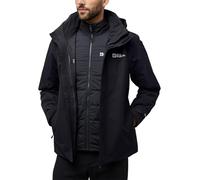 Jack Wolfskin Romberg 3 in 1 Jkt M Giacca, Nero, 3XL Uomo