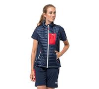 Jack Wolfskin Routeburn - Giacca da donna, Donna, Gilet, 1205441, blu scuro, M