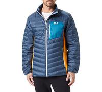 Jack Wolfskin ROUTEBURN Jacket M Giacca Shell, Blu di Orion, XL Uomo