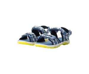 Jack Wolfskin Sandali unisex per bambini 2 in 1 K, blu elementale, 27 EU