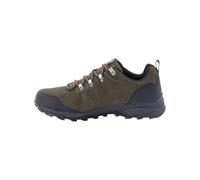 Jack Wolfskin Scarpe da Trekking da Uomo Refugio Texapore Low M, Kaki Phantom, 44 EU