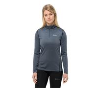Jack Wolfskin Sky Thermal Hz W Maglietta da Escursionismo, Grafite/Grigio Freddo, S Donna