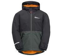 Jack Wolfskin Snowy Days Giacca K, Ardesia/Verde, 116 Unisex-Bambini e Ragazzi