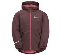 Jack Wolfskin Snowy Days Giacca K, Boysenberry, 152 Unisex-Bambini e Ragazzi