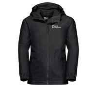 Jack Wolfskin Snowy Days Jacket Kids, Cappotto Unisex, Black,