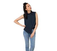 Jack Wolfskin Sonora - Camicia Senza Maniche da Donna, ad Asciugatura Rapida, Senza Maniche, Donna, Camicia Senza Maniche ad Asciugatura Rapida., 1403261-1910002, Blu Notte, S