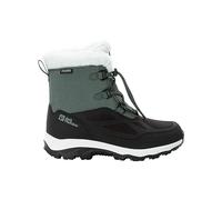 Jack Wolfskin Stivali invernali Vojo Shell Xt Texapore Mid K unisex, Ardesia/Verde, 36 EU