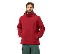 Jack Wolfskin Stormy Point 2l Jkt M, Giacca Uomo, Rosso Bagliore, 3XL
