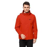 Jack Wolfskin Stormy Point 2l Jkt M, Giacca Uomo, Rosso Intenso, S