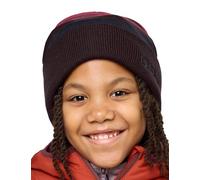 Jack Wolfskin Stripy Knit Beanie K - Berretto Bambini Unisex, Pink Lemonade,
