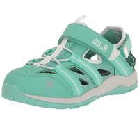 Jack Wolfskin Sun Climber K, Sandali, Unisex - Bambini e ragazzi, Light Green White, 35 EU