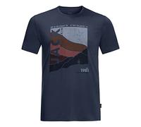 Jack Wolfskin T-Shirt da Uomo Crosstrail Graphic T M