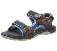 Jack Wolfskin Taraco Beach Sandal K, Sandali per il tempo libero, Unisex - Bambini e ragazzi, Blu Rosso, 30 EU
