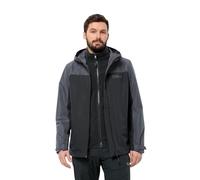 Jack Wolfskin Taubenberg 3 in 1 Jkt M Giacca, Phantom, 4XL Uomo