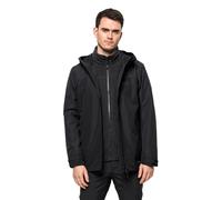 Jack Wolfskin Taubenberg-Giacca 3 in 1, Uomo, Nero, XL
