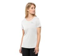 T-shirt Jack Wolfskin Tech manica corta bianco donna - XXL