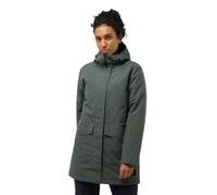 Jack Wolfskin TEMPELHOF COAT W, cappotto Donna, slate green,