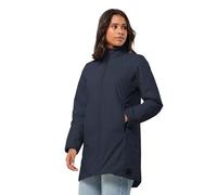 Jack Wolfskin Textor Coat W Cappotto, Blu Notte, M Donna