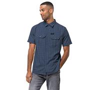 Jack Wolfskin Thompson Shirt, Hemd Uomo, Dunkelblau (295), 3XL