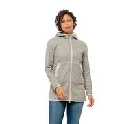 Jack Wolfskin Traccia di Abete Coat W Giacca in Pile, Cotton White, S Donna