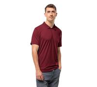 Jack Wolfskin Travel Polo M, Deep Ruby, XL