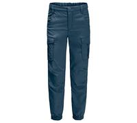 Jack Wolfskin Treasure Hunter Pants Kids - Pantaloni Unisex per Bambini, Blu Scuro, 140