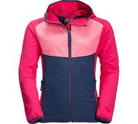 Jack Wolfskin Turbulence G - Giacca softshell da ragazza, colore: Indaco scuro, 176