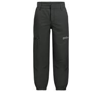 Jack Wolfskin Turbulence Pants K Pantaloni da Escursionismo, Granite Black, 128 Unisex-Bambini e Ragazzi