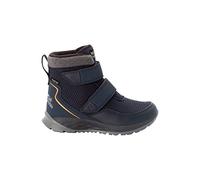 Jack Wolfskin Unisex Kid's Polar Wolf Texapore Mid Vc K Snow Boot, Blu scuro e rosso., 38 EU