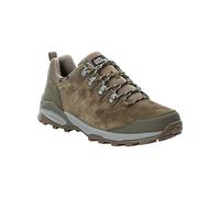 Jack Wolfskin Unisex's Refugio Texapore Low M Hiking Shoe, Cold Coffee, 7 UK