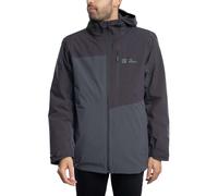 Jack Wolfskin Uomo Giacca Feldberg 3 in 1, Grigio
