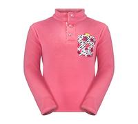 Jack Wolfskin Villi Button - Maglione in Pile K da Ragazza, Colore: Rosa Lemonade, 92, Pink Lemonade, 92 cm