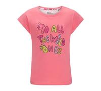 Jack Wolfskin Villi T G, Maglietta a Maniche Corte Bambine e Ragazze, Pink Lemonade, 92 cm