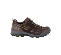 Jack Wolfskin Vojo 3 Texapore Low M, Scarpe da Escursionismo Uomo, Dark Brown/Lime, 40.5 EU