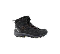 Jack Wolfskin Vojo 3 Texapore Mid M, Scarpe da Esterno Uomo, Nero (Black Burly Yellow Xt), 40.5 EU