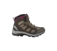 Jack Wolfskin Vojo 3 Texapore Mid, Scarpe da Outdoor Donna, Cachi Borgogna, 43 EU
