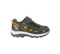 Jack Wolfskin Vojo Texapore Low K, Scarpe da Passeggio Unisex - Bambini e ragazzi, Ardesia Verde, 34 EU