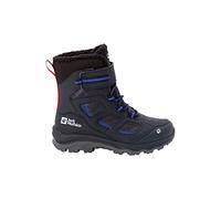 Jack Wolfskin Vojo Wt Texapore - Scarponi da trekking alti unisex per bambini, Blu scuro/Rosso, 13 Wide Big Kid