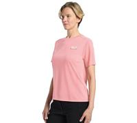 Jack Wolfskin Vonnan Graphic Short Sleeve T-shirt Rosa S Donna