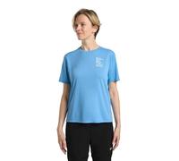 Jack Wolfskin Vonnan Graphic Short Sleeve T-shirt Blu XL Donna