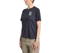 Jack Wolfskin Vonnan Graphic T W T-Shirt, Explore Graphite, M Donna