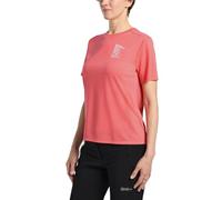Jack Wolfskin Vonnan Graphic T W T-Shirt, Explore Sunset Coral, XS Donna