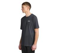T-shirt Jack Wolfskin Vonnan manica corta nero grafite - S